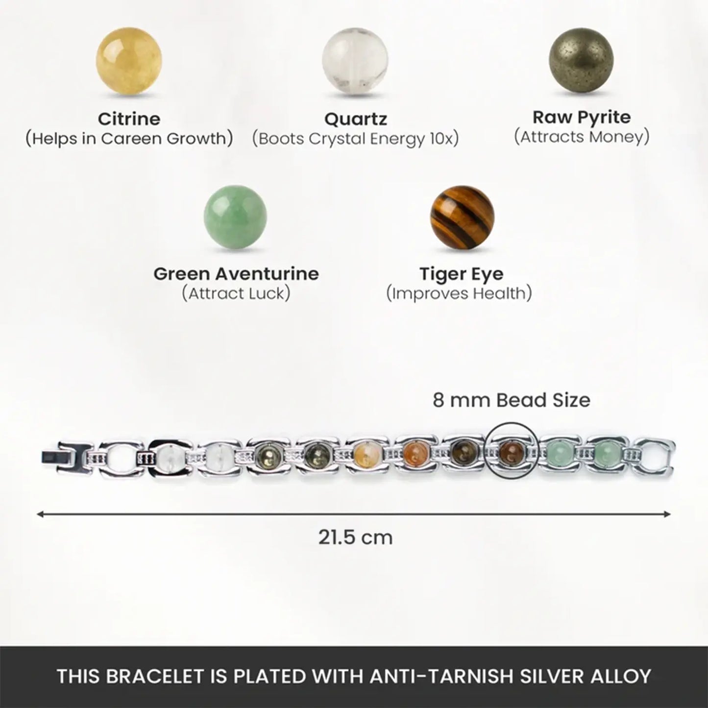 Metal Dhan Yog Bracelet - Silver