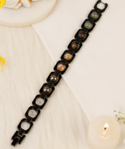 Black Dhanyog Energy Bracelet