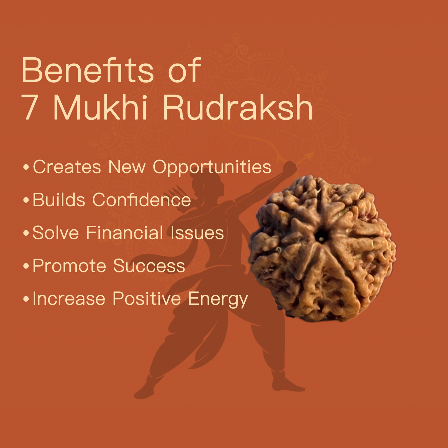 7 Mukhi Rudraksha Nepali (18–22 MM)