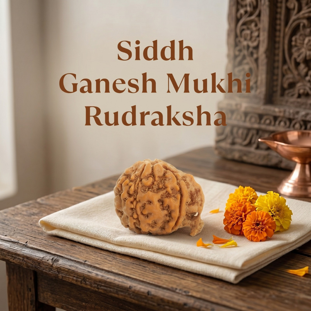 Kashi Siddh Nepal Origin Ganesh Mukhi Rudraksha - 17mm to 22mm