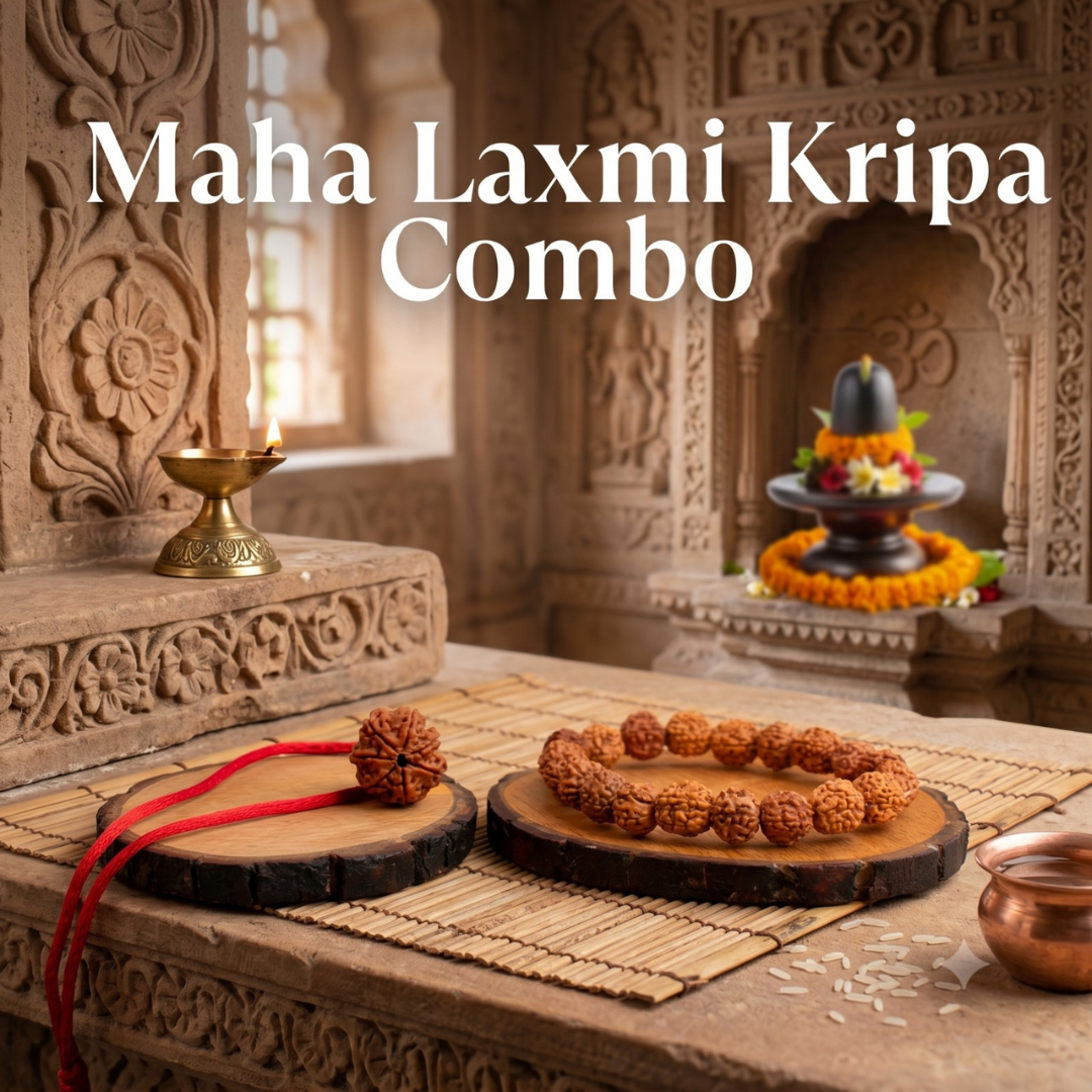 Maha Lakshmi Kripa Combo with 7 Mukhi Rudraksha
