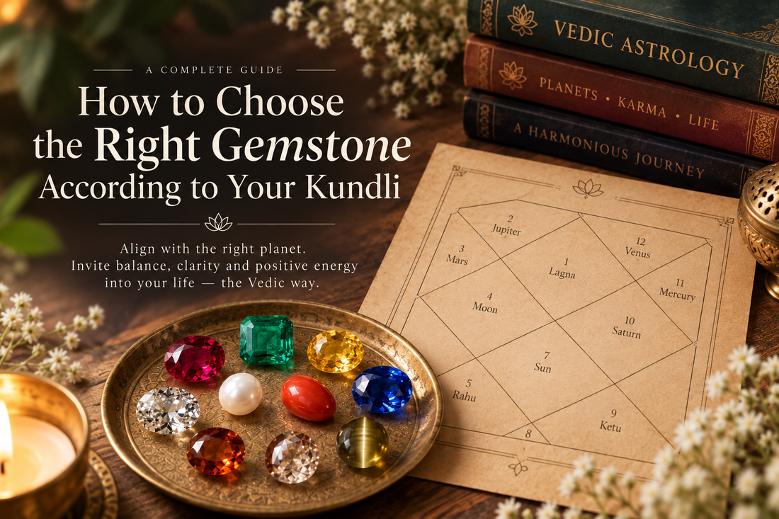 How to Choose the Right Gemstone According to Your Kundli