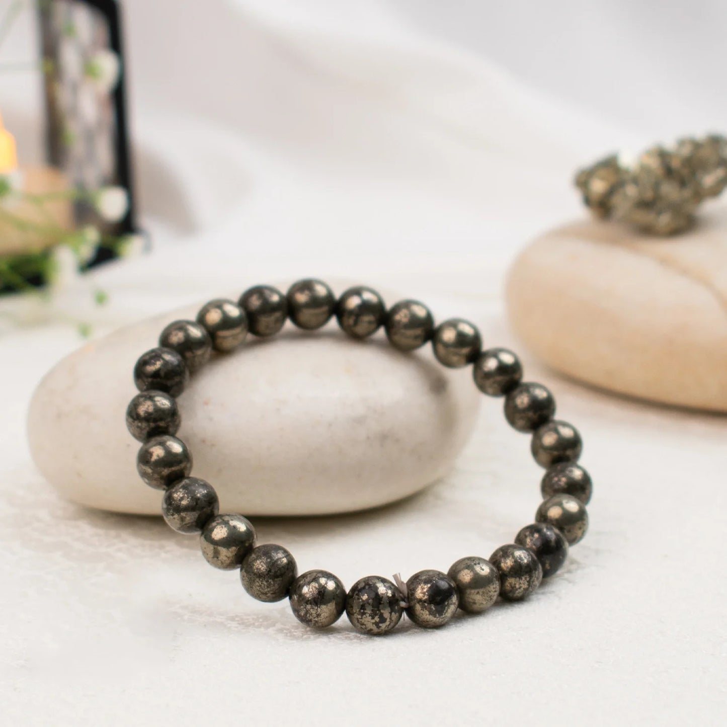 Raw Pyrite Bracelet