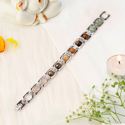 Metal Dhan Yog Bracelet - Silver