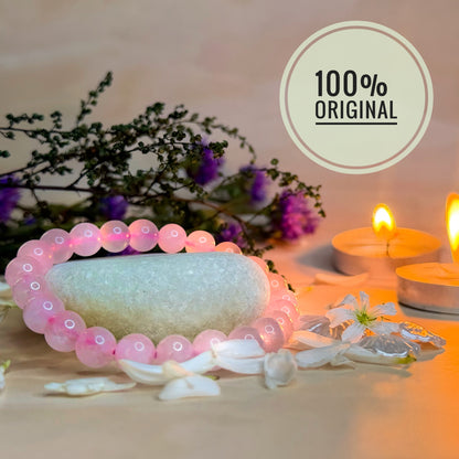Rose Quartz Bracelet - Love Bracelet