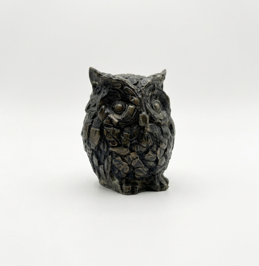 Pyrite Owl Showpiece for Home & Office