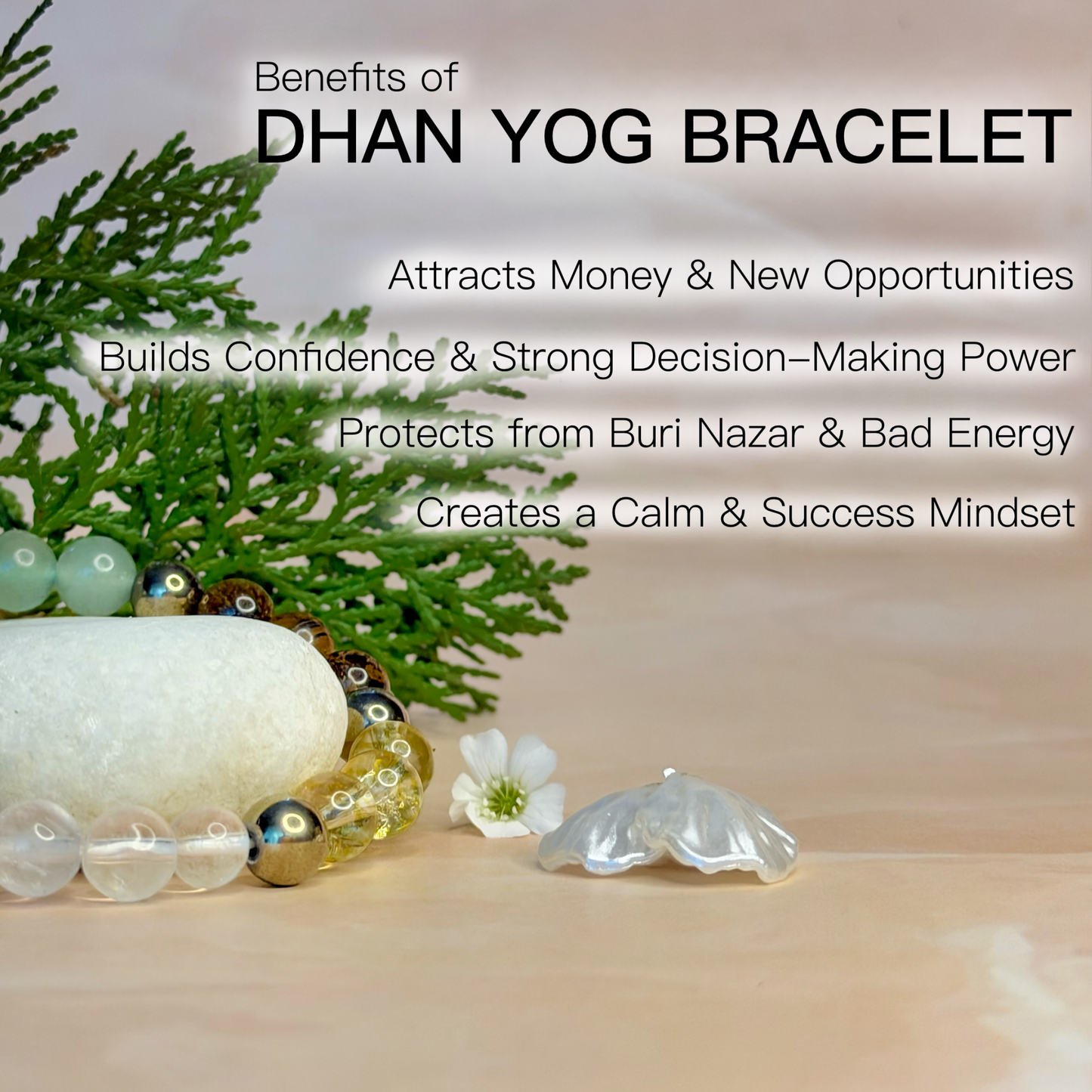 Dhan Yog Bracelet || Free 5 mukhi Rudraksha