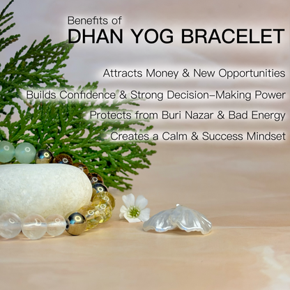 Dhan Yog Bracelet || Free 5 mukhi Rudraksha