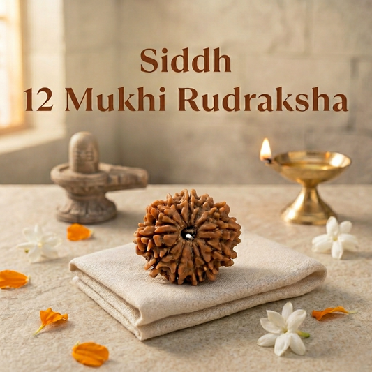 Kashi Siddh Nepal Origin 12 Mukhi Rudraksha - 17mm to 22mm