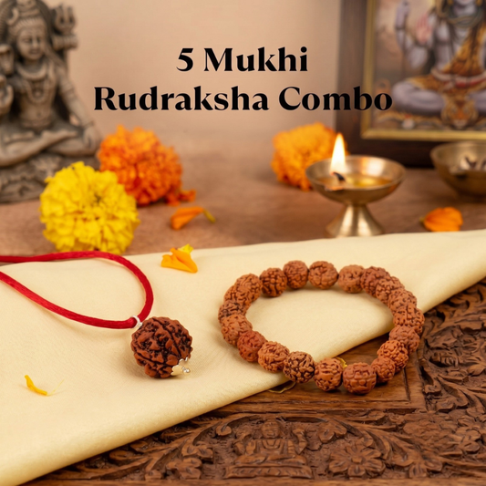 5 Mukhi Rudraksha Combo