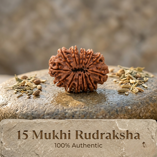 Nepal Origin 15 Mukhi Rudraksha - 17mm to 22mm